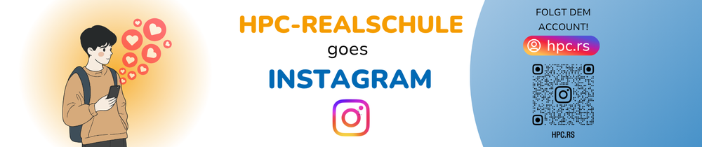 Zum Instagram Profil der HPC Realschule